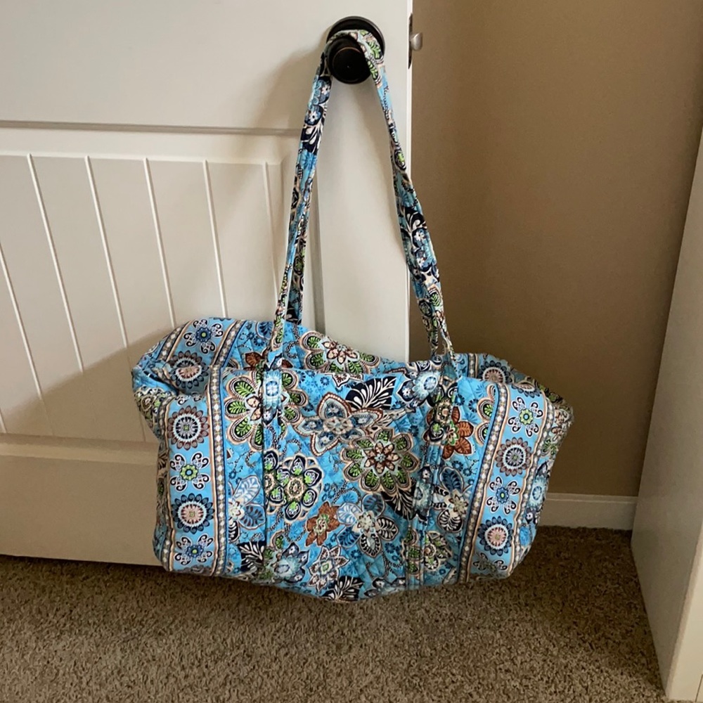 Vera Bradley Bali Blue large duffel